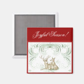 kerstcadeau magneet (Voorkant / Achterkant)