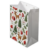 kerstcadeau medium cadeauzakje (Voorkant Gekanteld)