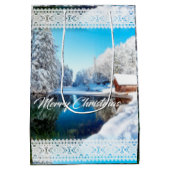 kerstcadeau medium cadeauzakje (Achterkant)