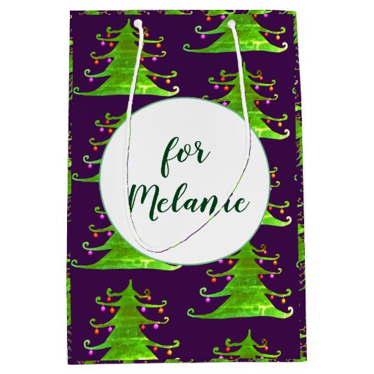 kerstcadeau medium cadeauzakje (Voorkant)