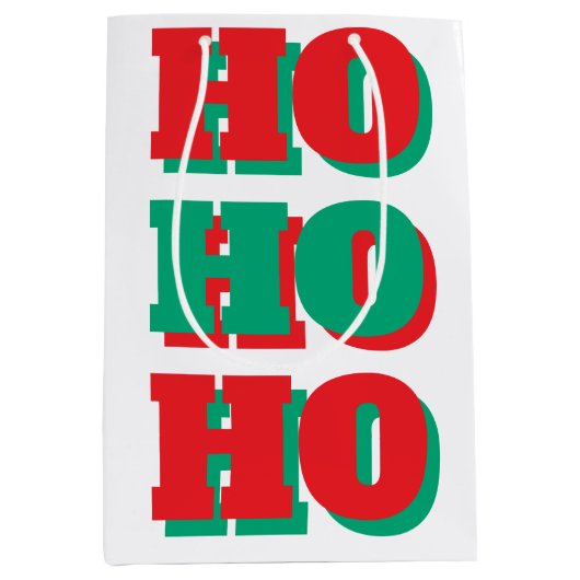 kerstcadeau medium cadeauzakje (Voorkant)