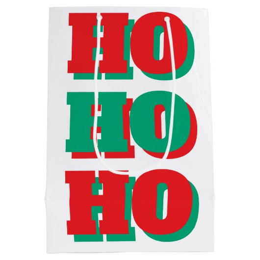 kerstcadeau medium cadeauzakje (Achterkant)