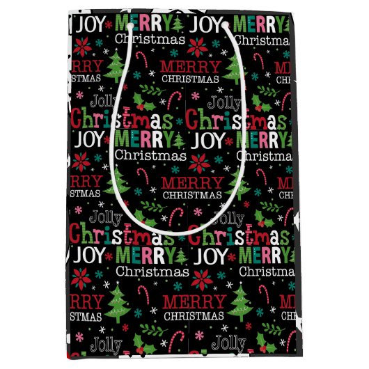 kerstcadeau medium cadeauzakje (Voorkant)