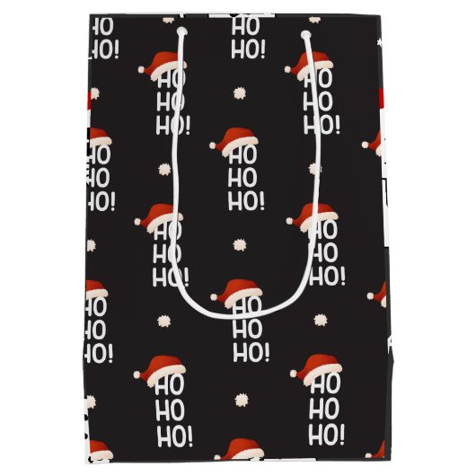 kerstcadeau medium cadeauzakje (Achterkant)