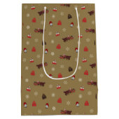 kerstcadeau medium cadeauzakje (Achterkant)