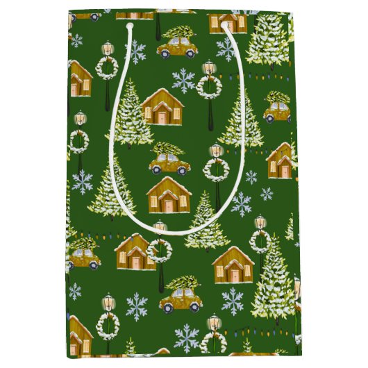 kerstcadeau medium cadeauzakje (Voorkant)