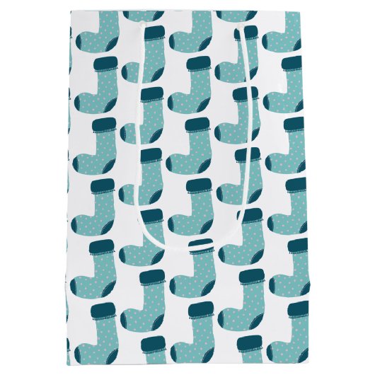 kerstcadeau medium cadeauzakje (Achterkant)