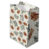 kerstcadeau medium cadeauzakje (Achterkant Gekanteld)