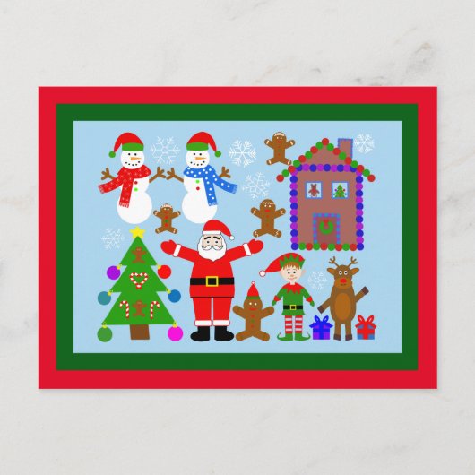 kerstcadeau met #2 Briefkaart (Voorkant)