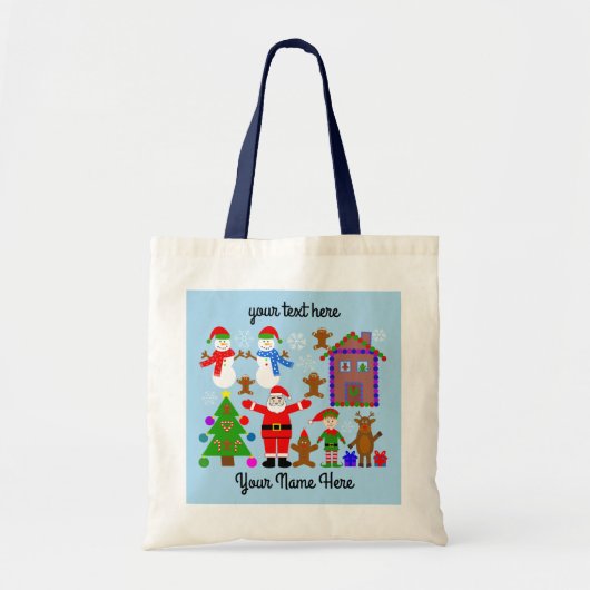kerstcadeau met #2 Canvas tas (Voorkant)