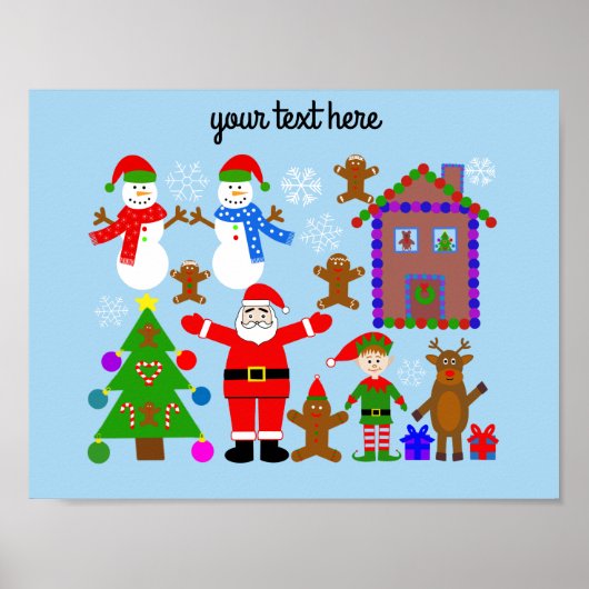 kerstcadeau met #2 Poster (Voorkant)