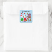 kerstcadeau met 2 stickers (Tas)