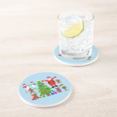 kerstcadeau met #3 Onderzetter (Zijkant)