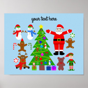 kerstcadeau met #3 Poster