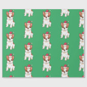 kerstcadeau met bulledog Dog Hollidays Gift Cadeaupapier (Vlak)