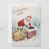  kerstcadeau met kerstcadeaus feestdagenkaart (Voorkant)