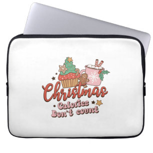 Kerstcadeau met kerstcadeaus niet meegerekend laptop sleeve