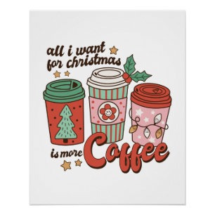 Kerstcadeau met kerstcadeaus niet meegerekend perfect poster