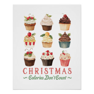 Kerstcadeau met kerstcadeaus niet meegerekend perfect poster