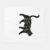 kerstcadeau met kerstcadeaus voor kerstmis bij die fleece deken (Voorkant (Horizontaal))