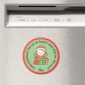 kerstcadeau met Kinder cadeau van kerstcadeau Magneet (Insitu (Vaatwasser))