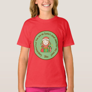 kerstcadeau met Kinder cadeau van kerstcadeau T-shirt