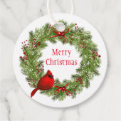 kerstcadeau met Label (Voorkant)