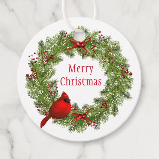 kerstcadeau met Label (Voorkant)