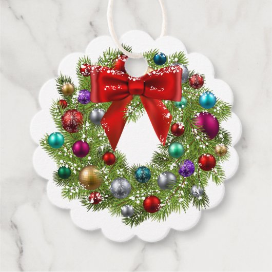 kerstcadeau met Label (Voorkant)