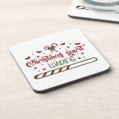 kerstcadeau met lade Funny Holiday Bier Onderzetter (Linkerzijde)