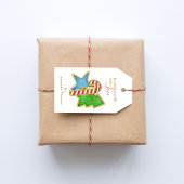 kerstcadeau met liefdeskoekjes cadeaulabel
