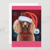 kerstcadeau met T-shirt Feestdagenkaart (Voorkant / Achterkant)