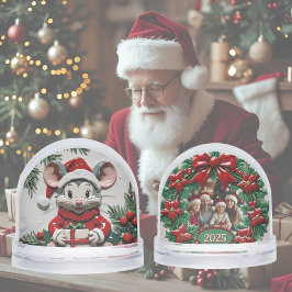 Kerstcadeau Muis Kerst  Sneeuwbol