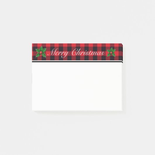 kerstcadeau na ontvangst notitie post-it® notes (Voorkant)