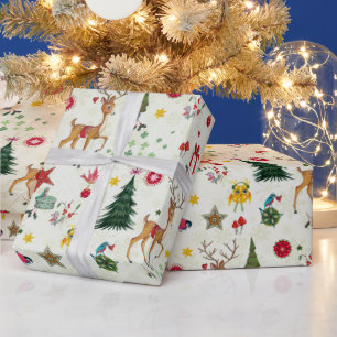 kerstcadeau   Naam   Glanzend omslagpapier Cadeaupapier