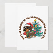 Kerstcadeau Niet Aanspreken Kaart (Voorkant / Achterkant)