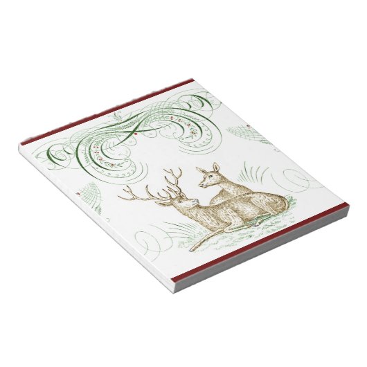 kerstcadeau notitieblok (Schuin)