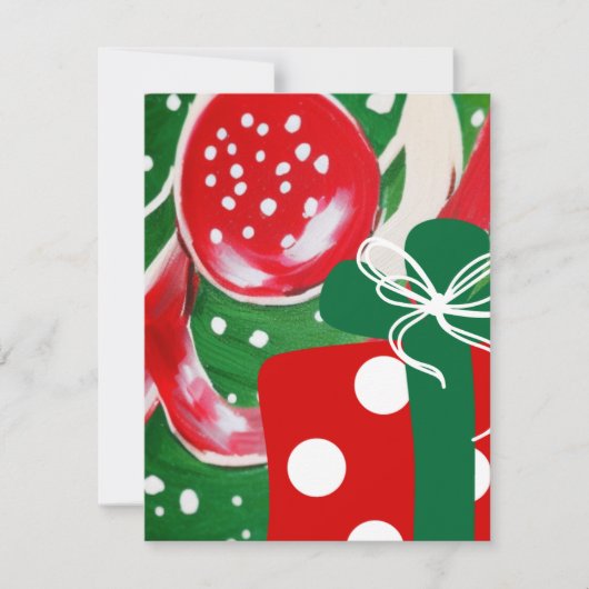 Kerstcadeau Notitiekaartje (Voorkant)