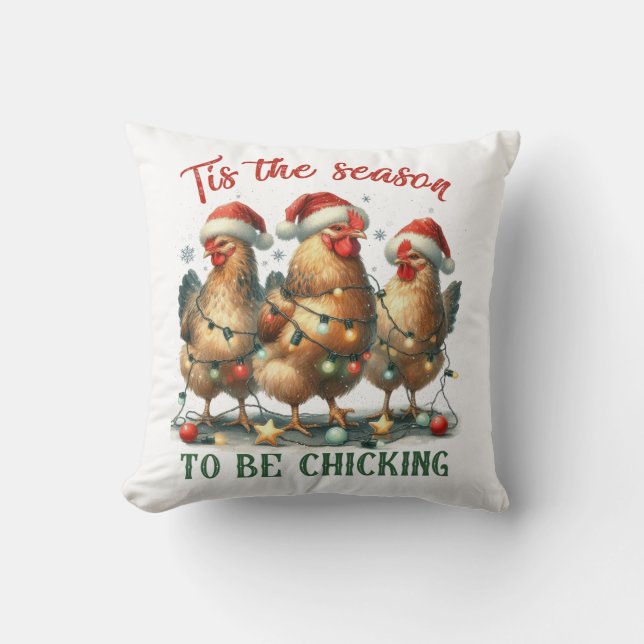 Kerstcadeau om te choppen kussen (Voorkant)