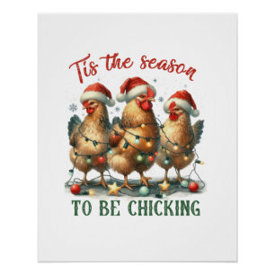 Kerstcadeau om te choppen perfect poster
