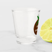 kerstcadeau op maat shot glas (Links)