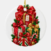 Kerstcadeau Ornament (Achterkant)