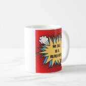 Kerstcadeau Pap, Verjaardag Cadeau Man, Rood Koffiemok (Voorkant rechts)