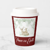 kerstcadeau papieren bekers (Voorkant)