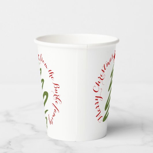 kerstcadeau papieren bekers (Rechts)