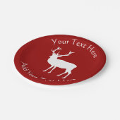 kerstcadeau papieren bordje (Gekanteld)