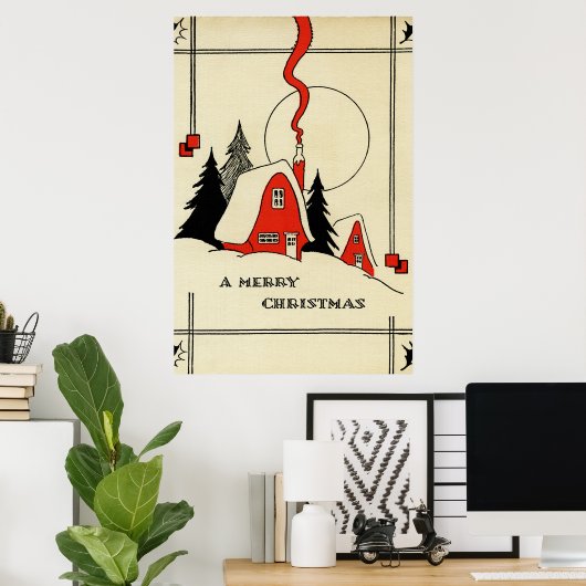 kerstcadeau poster (Thuiskantoor)