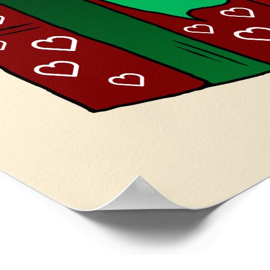 kerstcadeau poster (Hoek)