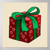 kerstcadeau poster (Voorkant)