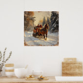 kerstcadeau poster (Keuken)